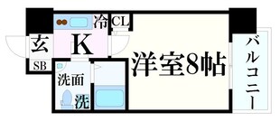 セレニテ三宮プリエの物件間取画像